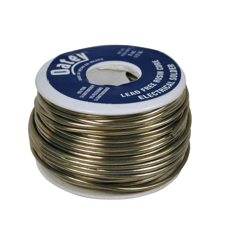  [AUSTRALIA] - Oatey 53171 Rosin Core Wire Solder, 0.5 Lb Bulk, Solid, Gray, 1/2 lb