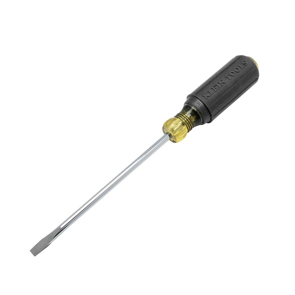  [AUSTRALIA] - Klein Tools 605-6 1/4-Inch Cabinet Tip Screwdriver, Heavy Duty, 6-Inch 1/4 inch Cabinet-Tip, 6 inch Shank