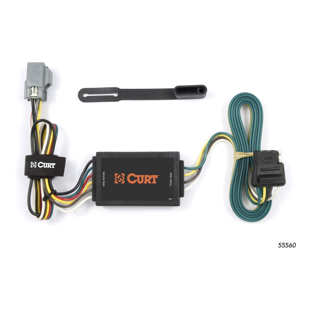  [AUSTRALIA] - CURT 55560 Vehicle-Side Custom 4-Pin Trailer Wiring Harness for Select Chevrolet Equinox, Pontiac Torrent