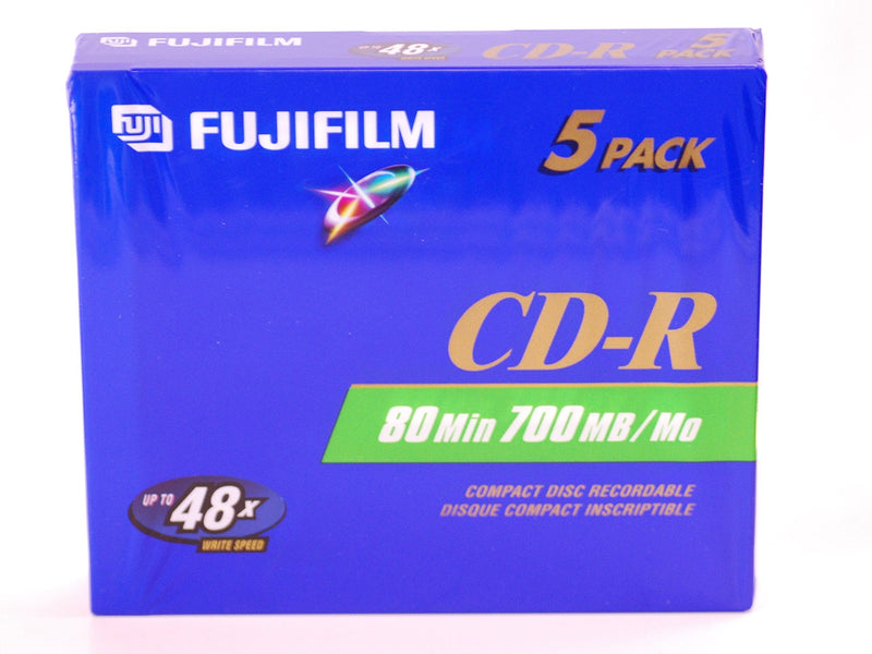  [AUSTRALIA] - Fujifilm 5 Pack CD-R - 48x 700 MB