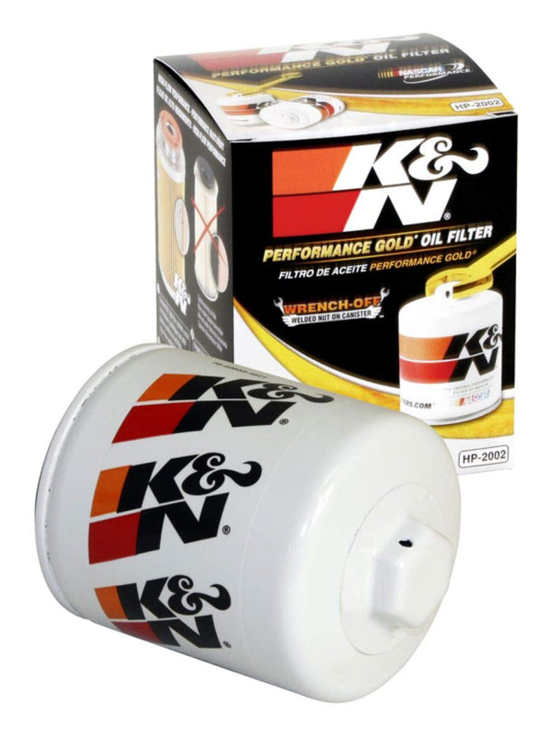  [AUSTRALIA] - K&N Premium Oil Filter: Designed to Protect your Engine: Fits Select CHEVROLET/PONTIAC/BUICK/CADILLAC Vehicle Models (See Product Description for Full List of Compatible Vehicles), HP-2002