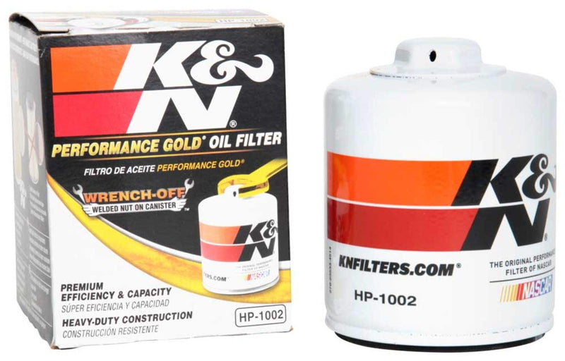  [AUSTRALIA] - K&N Premium Oil Filter: Designed to Protect your Engine: Fits Select FORD/LINCOLN/TOYOTA/VOLKSWAGEN Vehicle Models (See Product Description for Full List of Compatible Vehicles), HP-1002