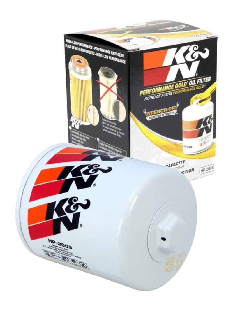  [AUSTRALIA] - K&N Premium Oil Filter: Designed to Protect your Engine: Fits Select JEEP/AMC/BUICK/PONTIAC Vehicle Models (See Product Description for Full List of Compatible Vehicles), HP-2003