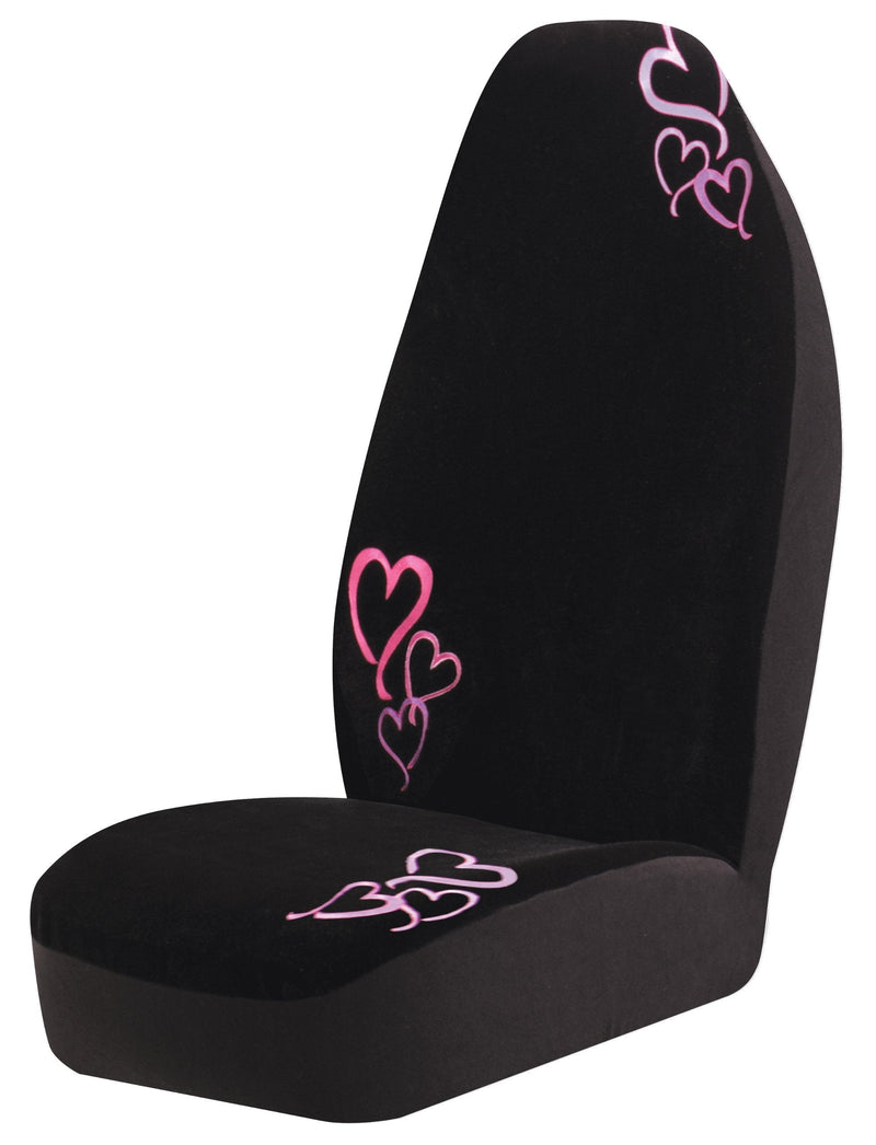  [AUSTRALIA] - Hearts Universal Bucket Seat Cover-Black