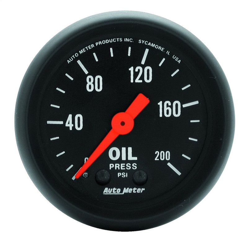  [AUSTRALIA] - Auto Meter 2605 Z-Series Mechanical Oil Pressure Gauge