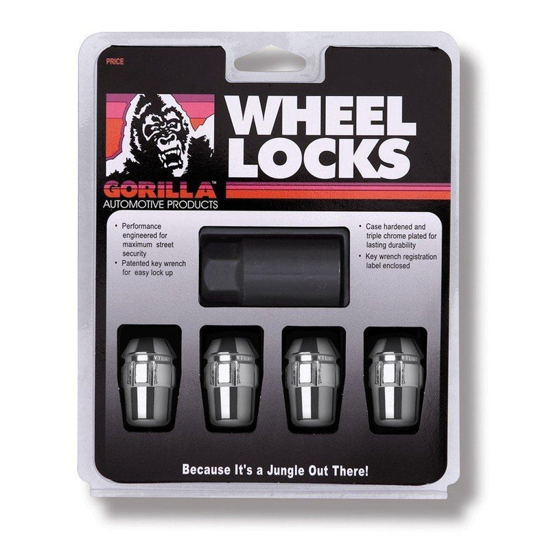 Gorilla Automotive 71631N Acorn Wheel Locks (12mm x 1.50 Thread Size) - Pack of 4 12-mm X 1.50 - LeoForward Australia