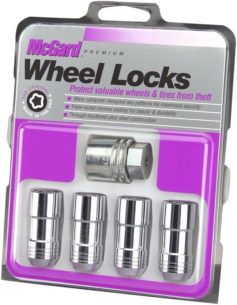 McGard 24205 Chrome Cone Seat Wheel Locks (M14 x 2.0 Thread Size) - Set of 4 - LeoForward Australia