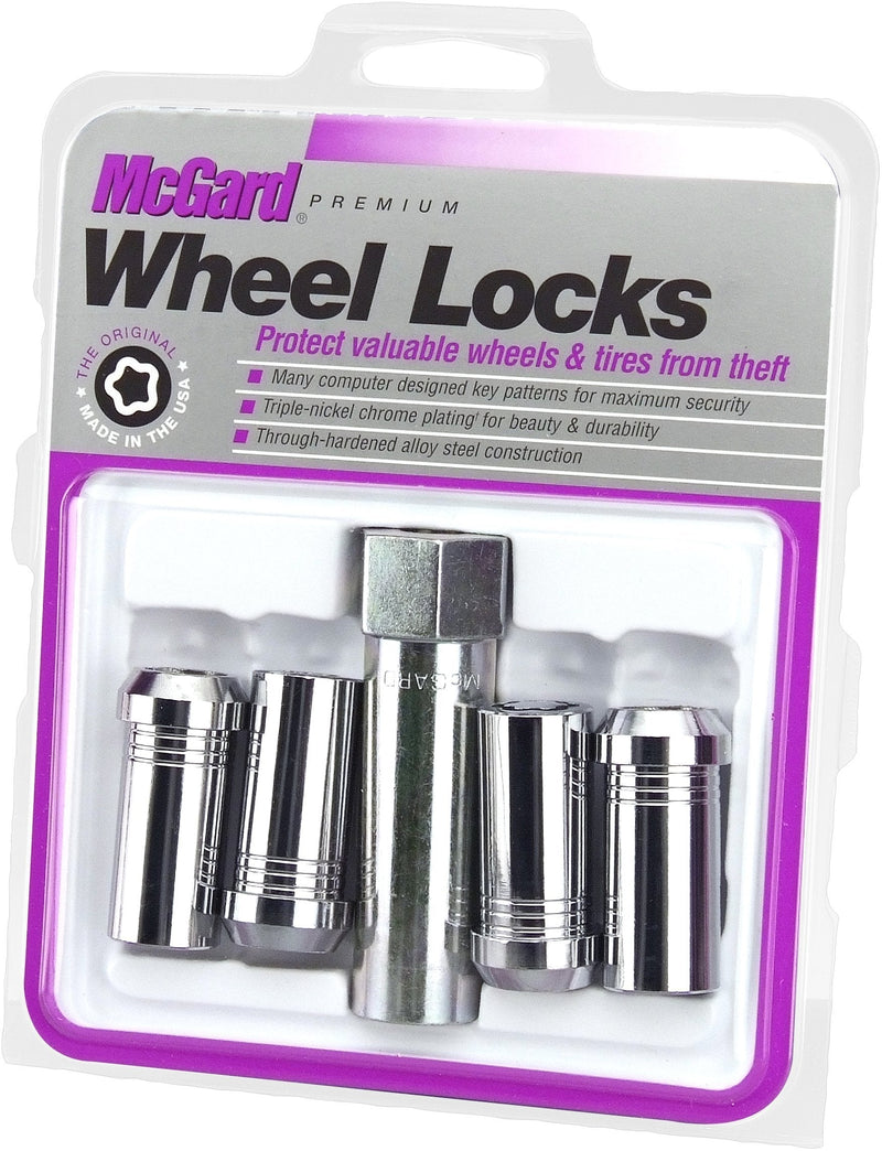  [AUSTRALIA] - McGard 25110 Chrome Tuner Style Cone Seat Wheel Locks (M14 x 1.5 Thread Size) - Set of 4