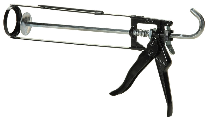 COX 41001 Wexford 10.3-Ounce Cartridge Manual Skeleton Steel Caulk Gun, Black 10 oz - LeoForward Australia