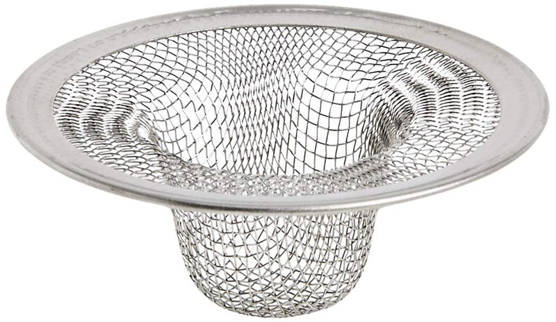  [AUSTRALIA] - Danco Bathroom 88820 2-3/4-Inch Tub Mesh Strainer, Stainless Steel, 2-1/2-Inch Lavatory Bathroom Sink Strainer