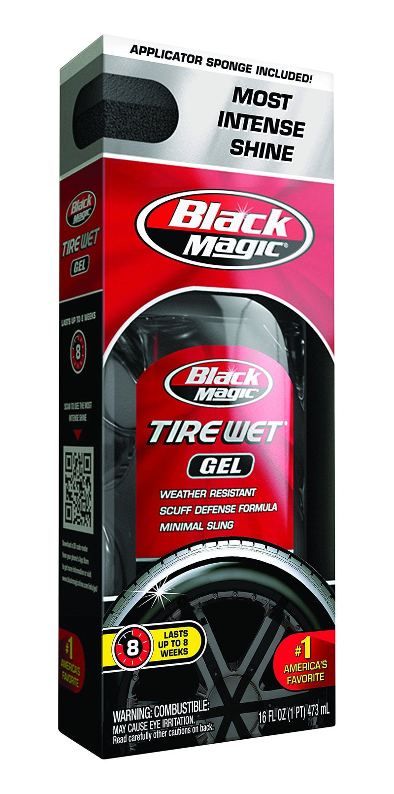 Black Magic 5072647 Tire Wet Gel, 16 oz. - LeoForward Australia