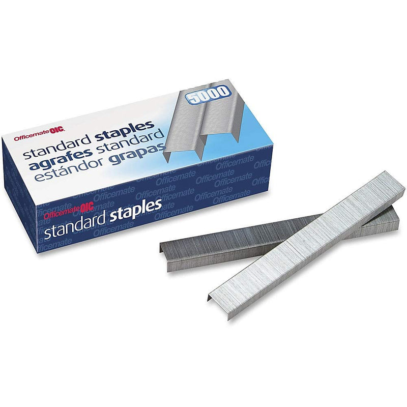  [AUSTRALIA] - Officemate Standard Staples, 210 per Strip, 20 Sheets Capacity, 5,000 per Box (91900)