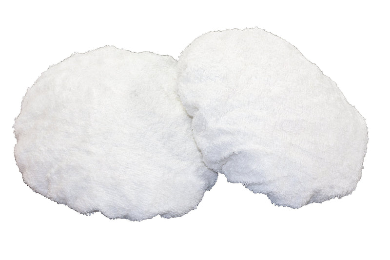  [AUSTRALIA] - WEN 10A323 Cotton Polishing Bonnets, 9-Inch to 10-Inch, 2-Pack