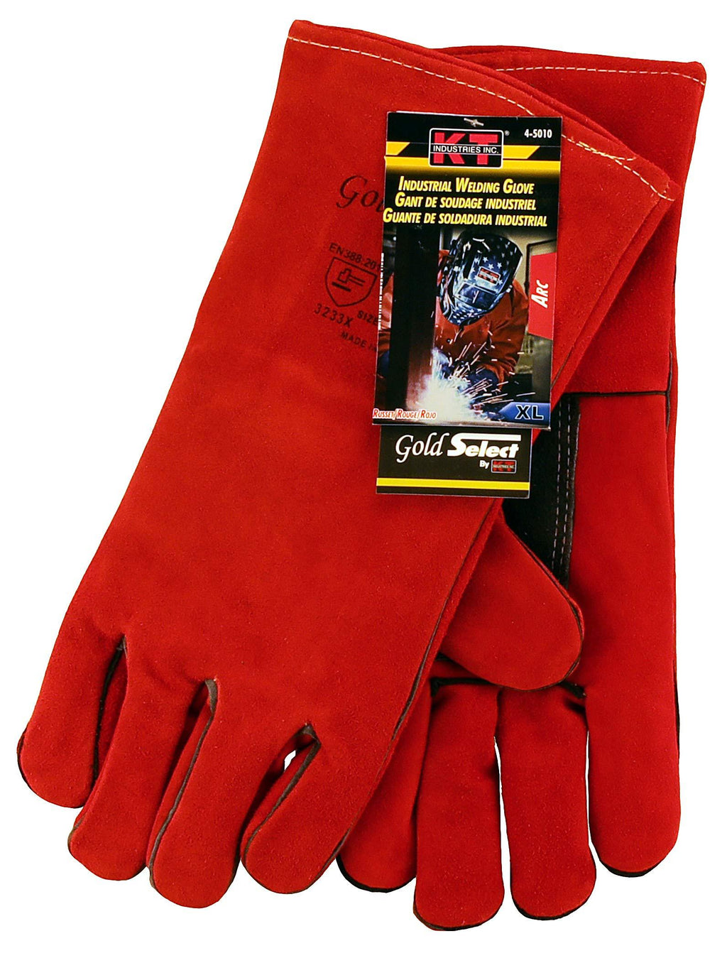  [AUSTRALIA] - K-T Industries 1135996 Russet Welding Gloves