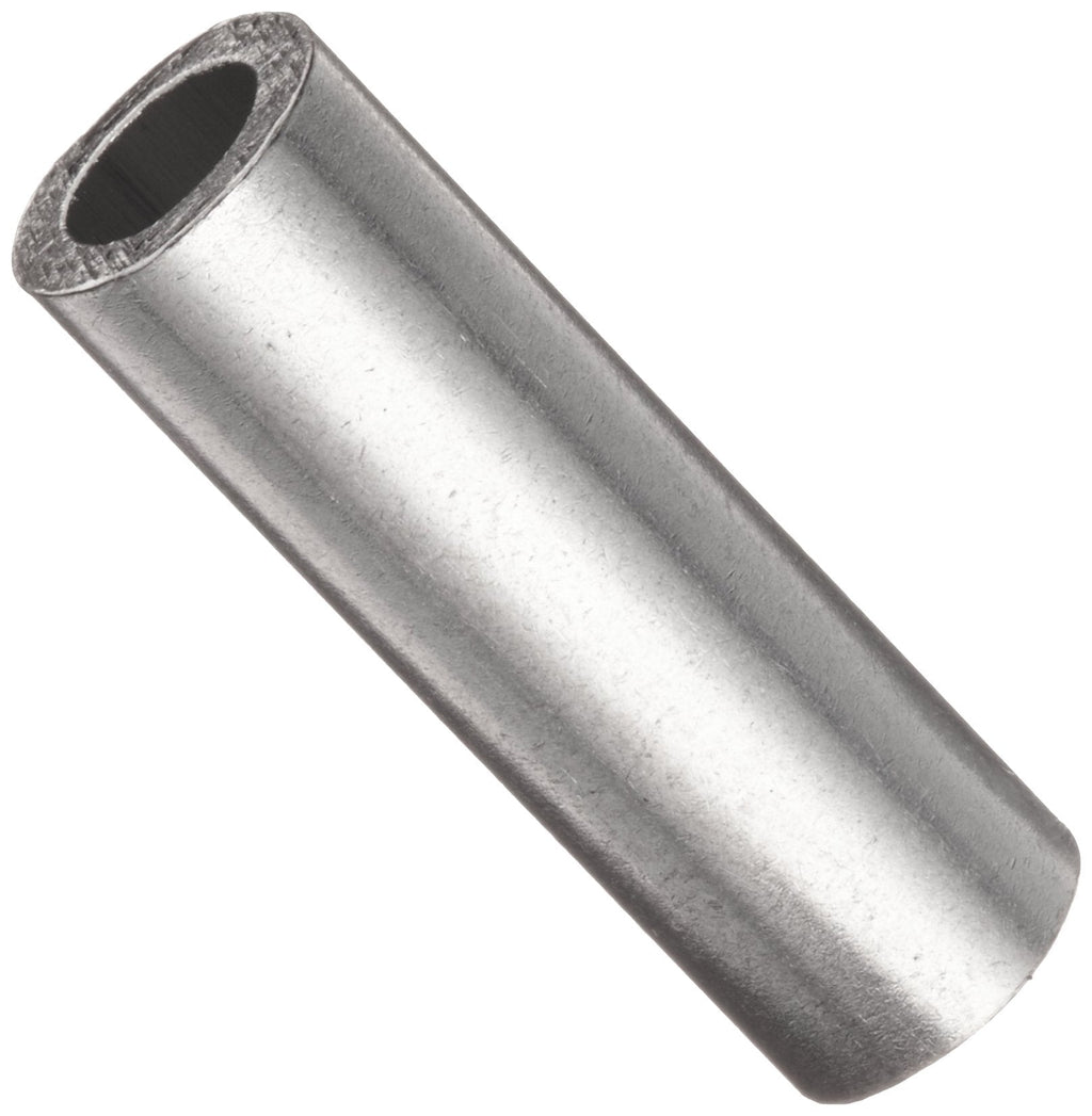 Round Spacer, 2011 Aluminum, Plain Finish, #10 Screw Size, 1" Length (Pack of 10) 5/16 Inches 0.192 Inches 1 Inches - LeoForward Australia