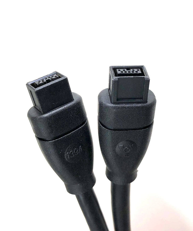 Micro Connectors, Inc. 6 feet Firewire IEEE 1394 9 Pin to 9 Pin Cable (E07-235) 6 ft Firewire IEEE (9 Pin-M to 9 Pin-M) Black - LeoForward Australia