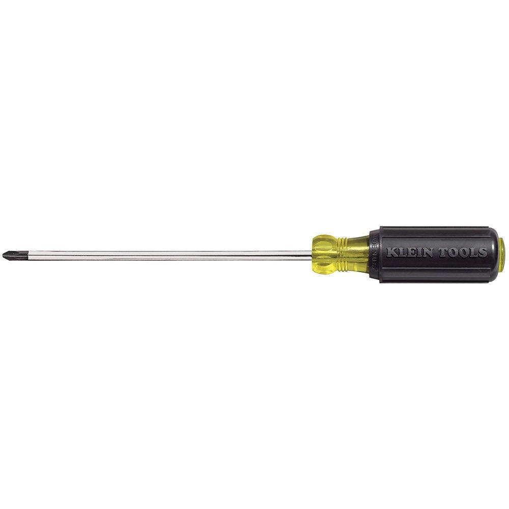  [AUSTRALIA] - Klein Tools 603-10 Screwdriver Phillips #2, Non Magnetic Screwdriver with 10-Inch Round Shank, Cushion Grip