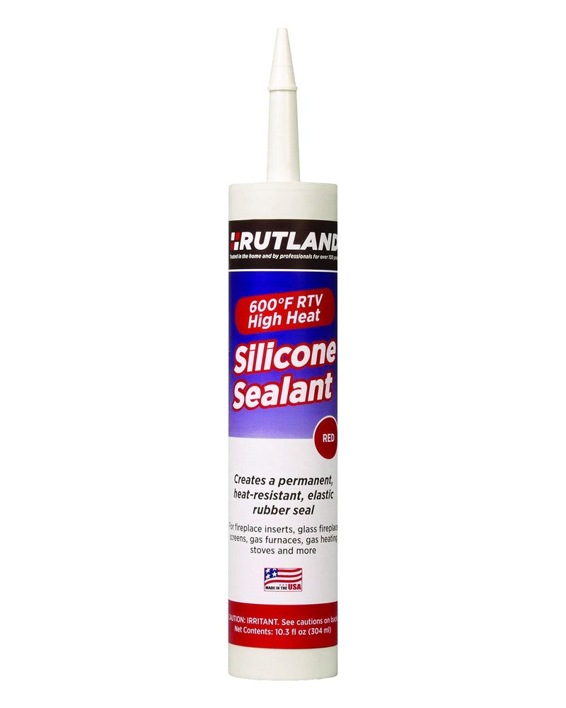  [AUSTRALIA] - Rutland Products 600-Degree RTV Silicone Seal Cartridge, 10.3-Ounce, Super Red, (76R)