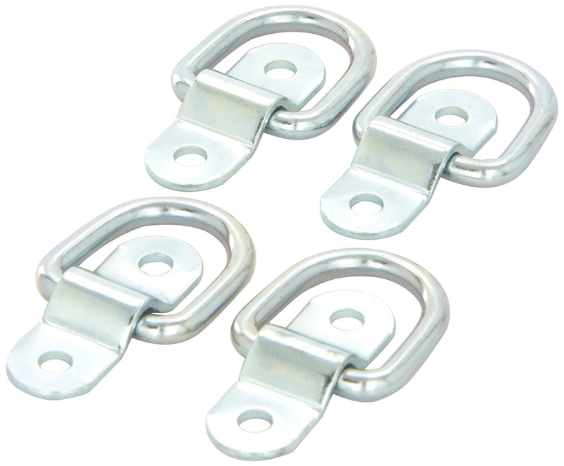 [AUSTRALIA] - PROGRIP 822640 Truck and Trailer Cargo Surface Mount Tie Down with D Ring: Light Duty Strength (Pack of 4)