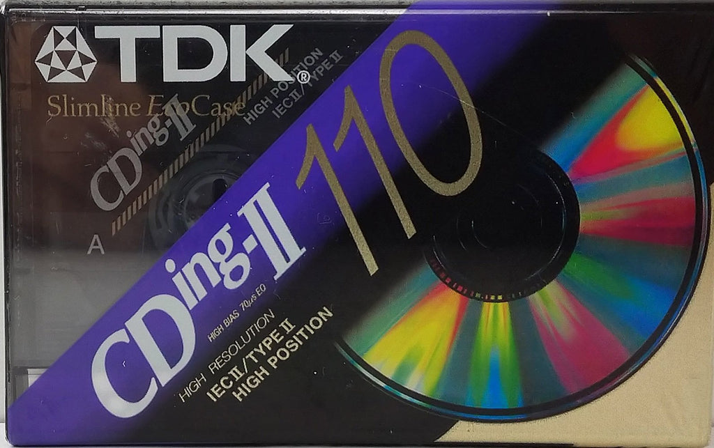 TDK CD POWER AUDIO CASSETTE 110 MINS - LeoForward Australia