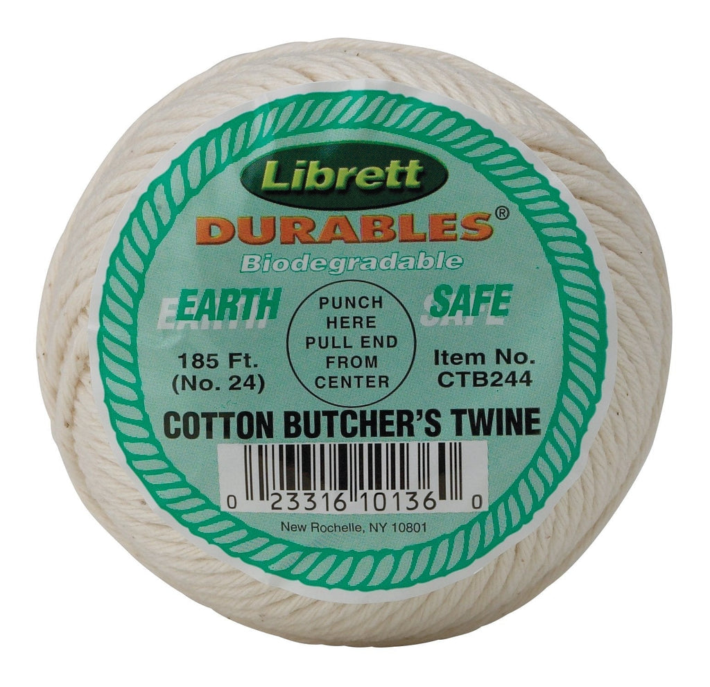  [AUSTRALIA] - Librett Durables Butchers Twine, Cotton, 185-Feet, Made in America