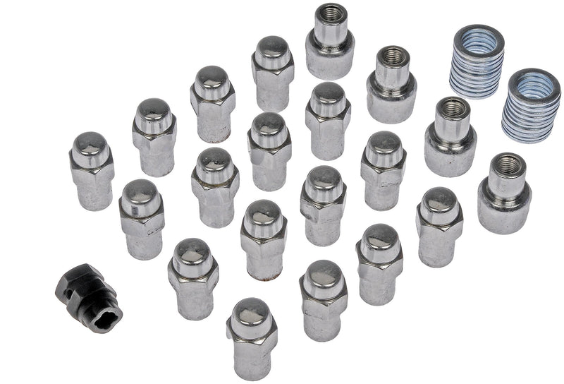  [AUSTRALIA] - Dorman 711-148 Pack of 16 Wheel Nuts with 4 Lock Nuts and Key