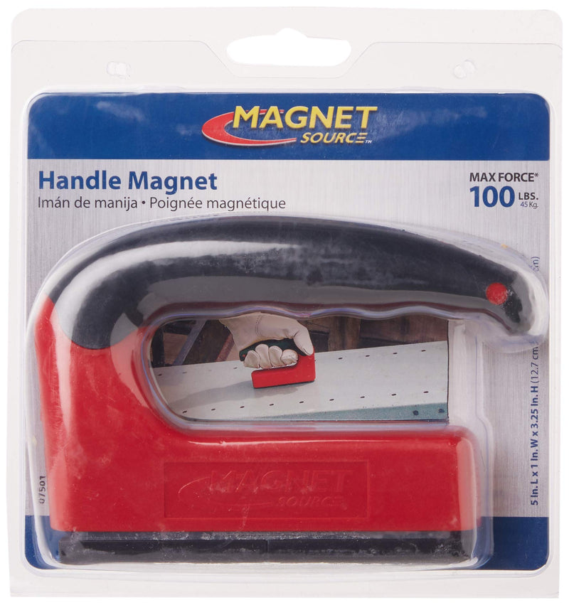 Master Magnetics Strong Magnet | Powerful Magnet with Ergonomic Handle | 100 lb Pull Force | 07501 - LeoForward Australia