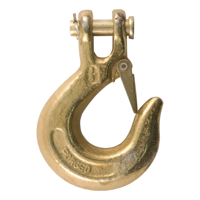  [AUSTRALIA] - CURT 81560 3/8-Inch Forged Steel Clevis Hook with Safety Latch 18,000 lbs., 1-Inch Opening