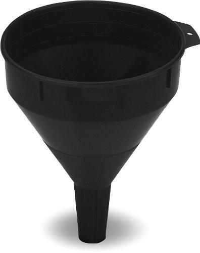  [AUSTRALIA] - Lumax LX-1606 Black 2 Quart/4 Pint Plastic Funnel. Rigid, Corrosion Resistant, All-Purpose Funnel. Durable, Oil Resistant Plastic Construction. 2 Quart (19 Liter) Capacity.