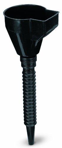  [AUSTRALIA] - Lumax LX-1609 Black Two-Piece Funnel with Flex Spout. Plastic 2-Piec Funnel with Flex Spout, 1 Qt. Multi-Purpose, Two-Piece Funnel with Detachable Flexible.