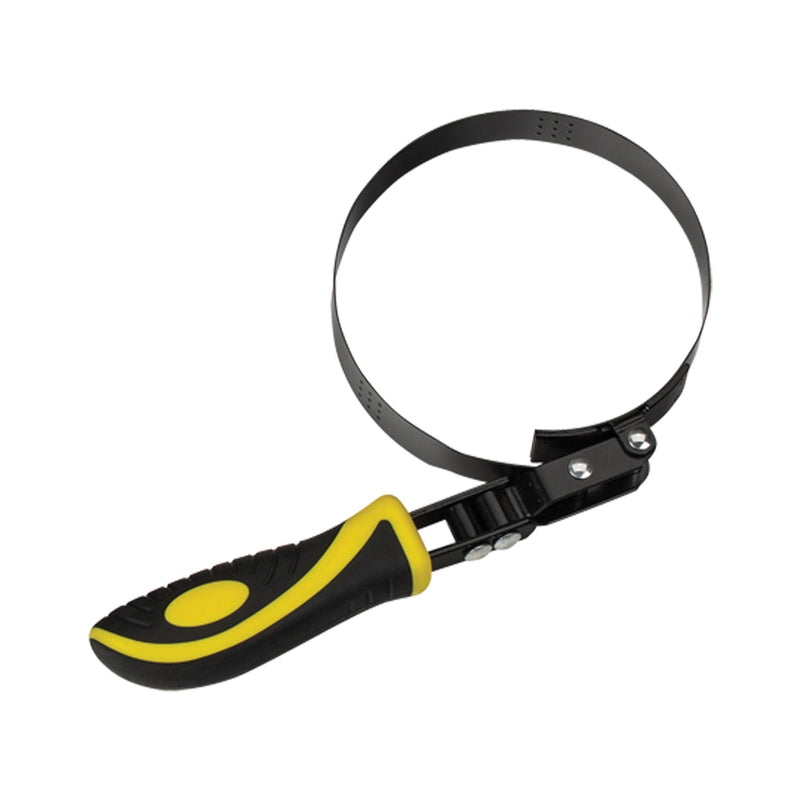  [AUSTRALIA] - Lumax LX-1828 Black Oil Filter Wrench (Heavy-Duty, Swivel Handle, 5-1/4" to 5-3/4"). Heavy-Duty, Steel Construction with Non-Slip Cushioned Grip for Comfort and Safety in Tight Places.