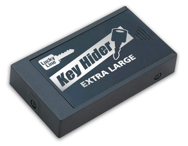  [AUSTRALIA] - Lucky Line Extra Large Magnetic Key Hider Case Key Holder for Large Keys (91201) 1 Pack Extra Large - Magnetic Key Hider