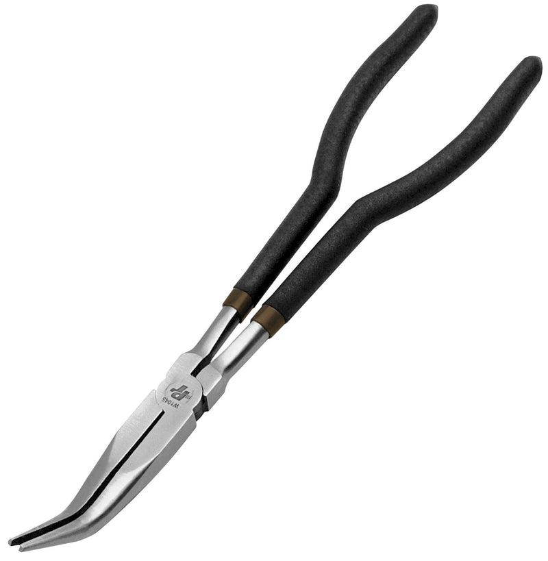  [AUSTRALIA] - Performance Tool W1045 11-Inch Long Reach 45-Degree Bent Long Nose Pliers 11" 45 Long Handle Pliers