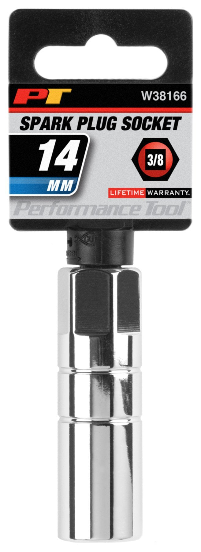  [AUSTRALIA] - Performance Tool W38166 3/8" Dr 14mm Spark Plug Socket