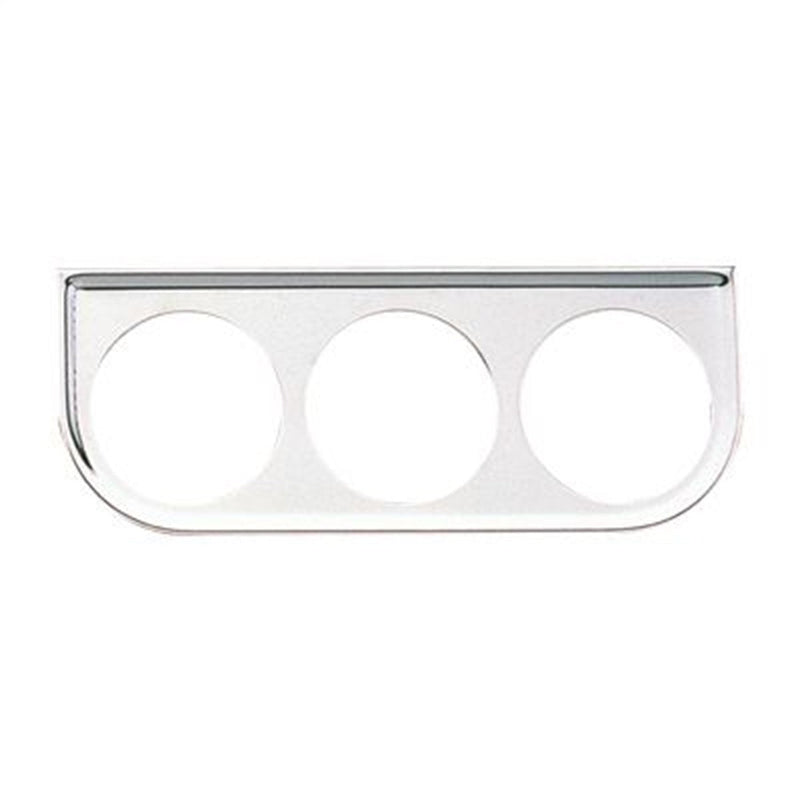  [AUSTRALIA] - Equus 9823 2" Triple Gauge Mounting Panel, Chrome