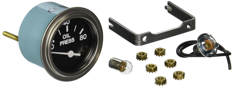  [AUSTRALIA] - Sierra International 80180P Heavy Duty Electric 80 PSI Oil Pressure Gauge for Inboard & Diesel Engines, 2"