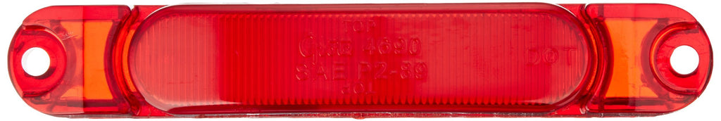  [AUSTRALIA] - Grote 46922 Red SuperNova Thin-Line LED Clearance Marker Light Body - Red Lens