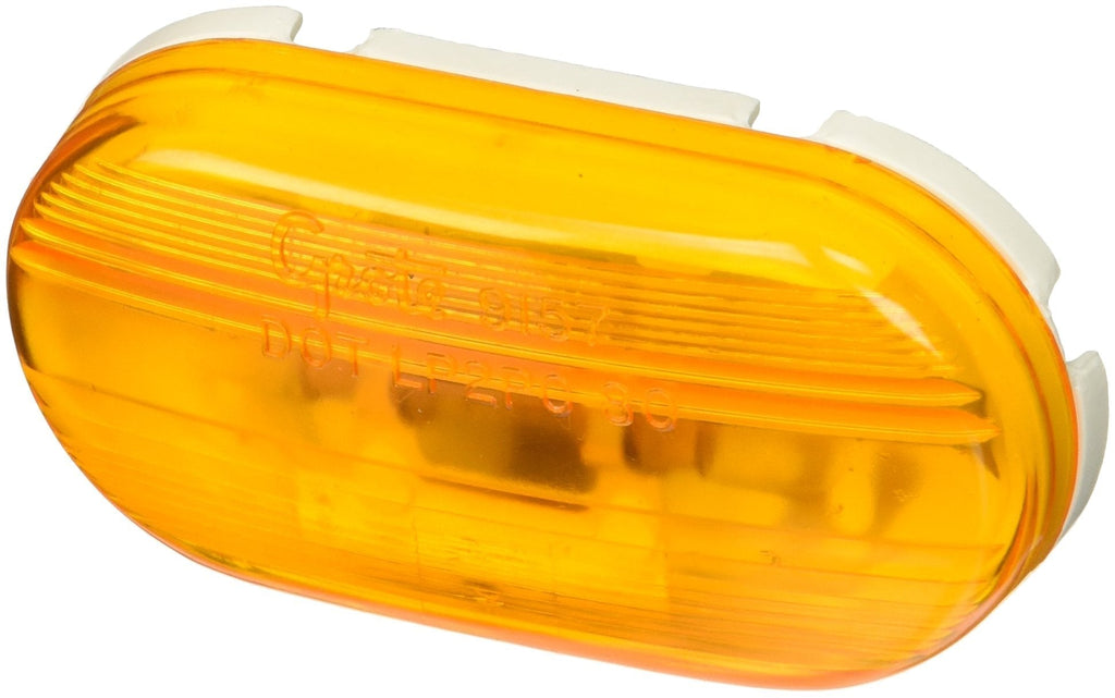  [AUSTRALIA] - Grote 45433 Yellow Two-Bulb No-Splice Clearance Marker Light