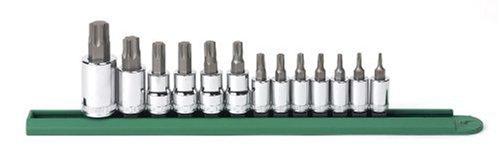  [AUSTRALIA] - GEARWRENCH 13 Pc. 1/4", 3/8" & 1/2" Drive Torx Bit Socket Set - 80723