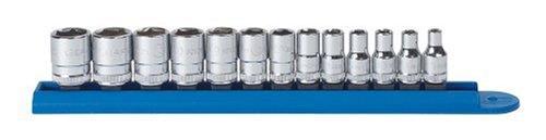  [AUSTRALIA] - GEARWRENCH 13 Pc. 1/4" Drive 6 Point Standard Metric Socket Set - 80302D 1/4" 13-piece kit