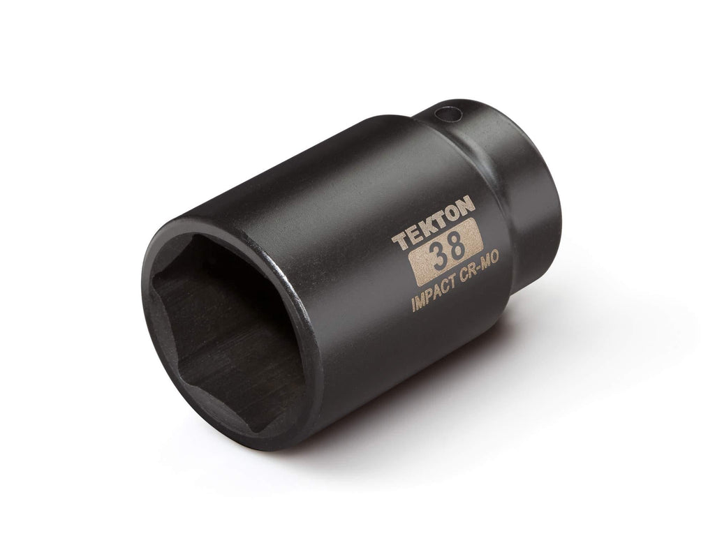  [AUSTRALIA] - TEKTON 1/2 Inch Drive x 38 mm Deep 6-Point Impact Socket | 4938
