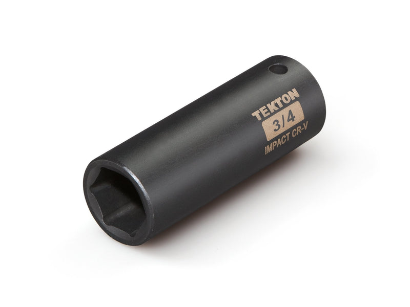  [AUSTRALIA] - TEKTON 47790 1/2-Inch Drive by 3/4-Inch Deep Impact Socket, Cr-V, 6-Point