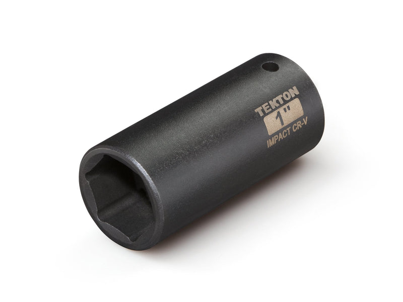  [AUSTRALIA] - TEKTON 47794 1/2-Inch Drive by 1-Inch Deep Impact Socket, Cr-V, 6-Point