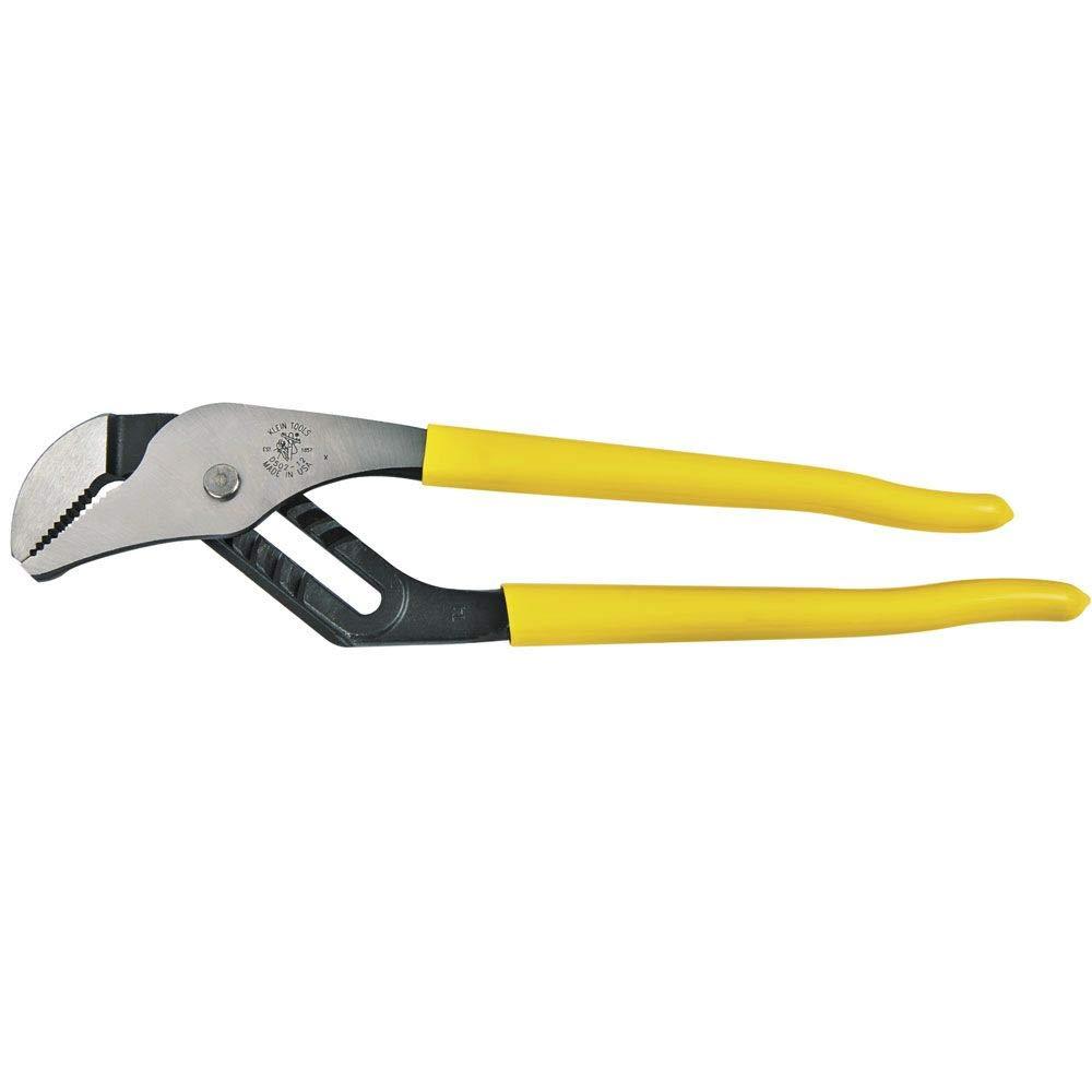 Pump Pliers, 12-Inch Klein Tools D502-12, Silver , Yellow - LeoForward Australia