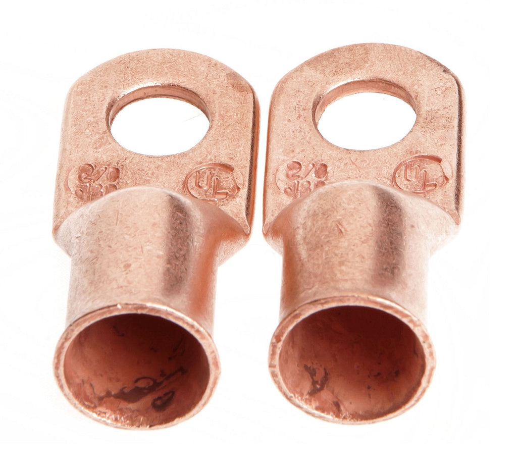  [AUSTRALIA] - Forney 60098 Copper Cable Lugs, Number 2/0 Cable with 3/8-Inch Stud Size, 2-Pack