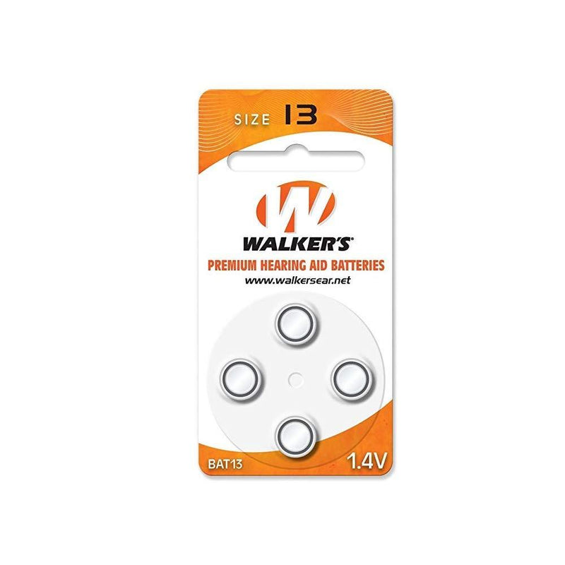 Walker's Game Ear 4-Pack Air Cell Batteries (Fits The Walker elite series of BTE) - LeoForward Australia