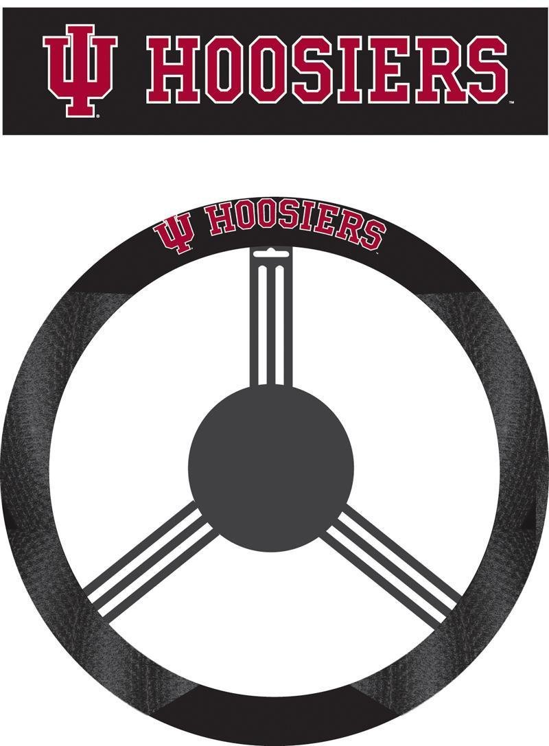  [AUSTRALIA] - NCAA Poly-Suede Steering Wheel Cover Indiana Hoosiers One Size Team Colors