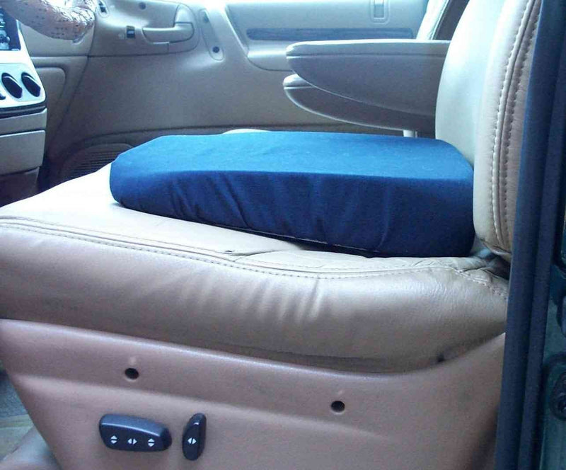  [AUSTRALIA] - Seat Wedge Cushion, 15x14 In. Blue Washable Cover
