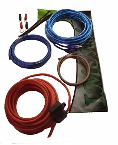  [AUSTRALIA] - 8 Gauge Amplifier Power Kit Install Amp Wiring w/RCA & Ground Cable Red 1500W
