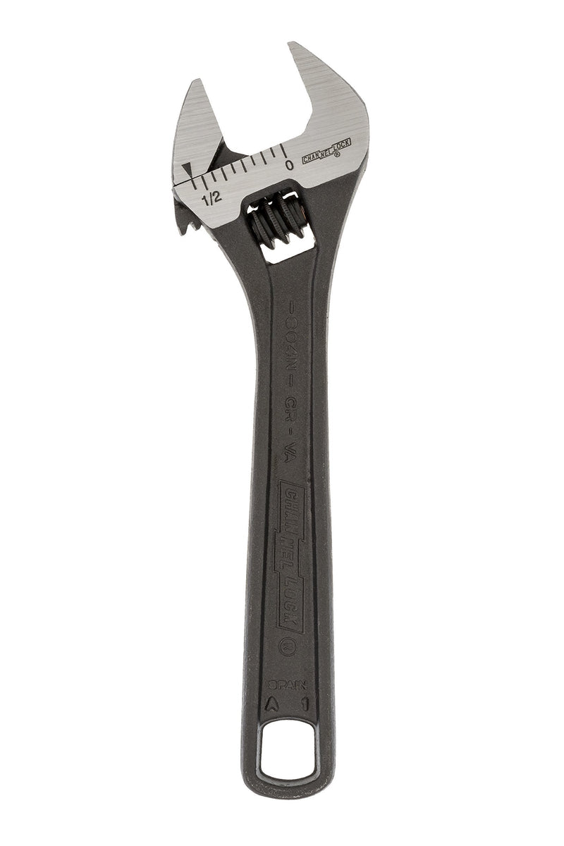  [AUSTRALIA] - Channellock 804N Adjustable Wrench Black Phosphate Coated, 4.5-Inch 4-Inch Black Phosphate